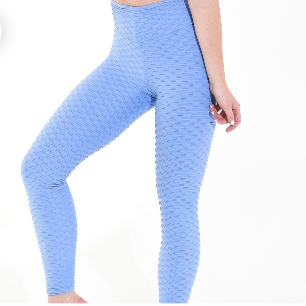 Booty by Brabants Blue Textured Leggings